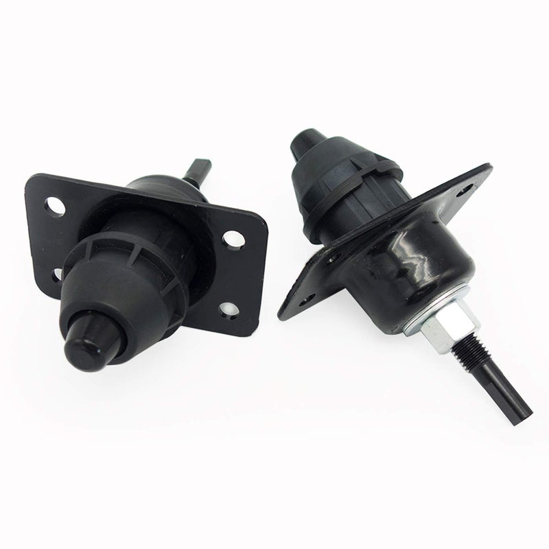 KOXUYIM Hood Release SET (4 PCS) Upper & Lower Latches  Fit for Volvo Truck VN VNL(#20498998) (#20565619) (#8074938) Black - Image 5